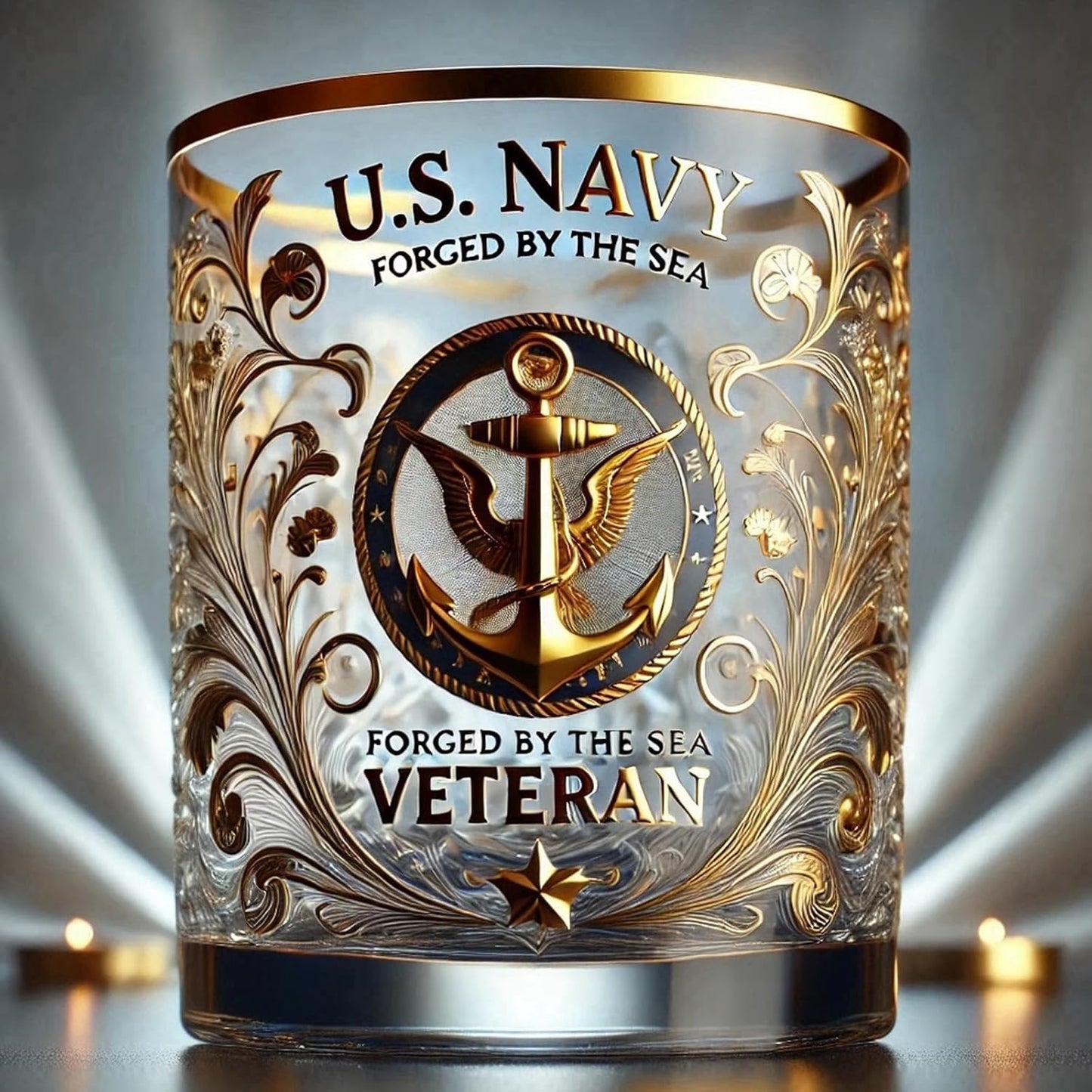 Ribili Veteran Tribute Glass